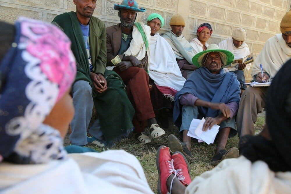 A community group meeting