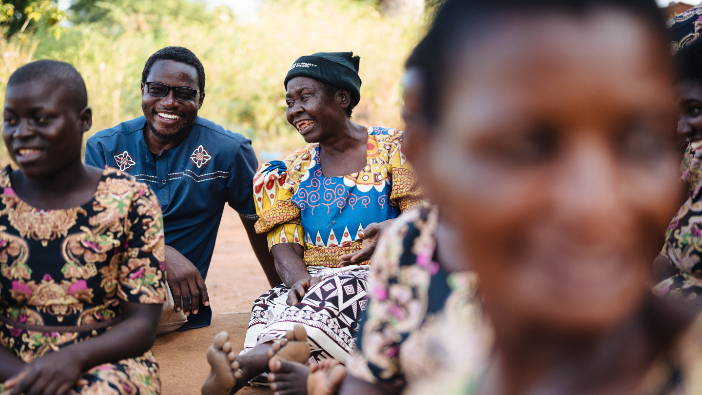 Members of the Madalitso choir (meaning blessings), in William village.